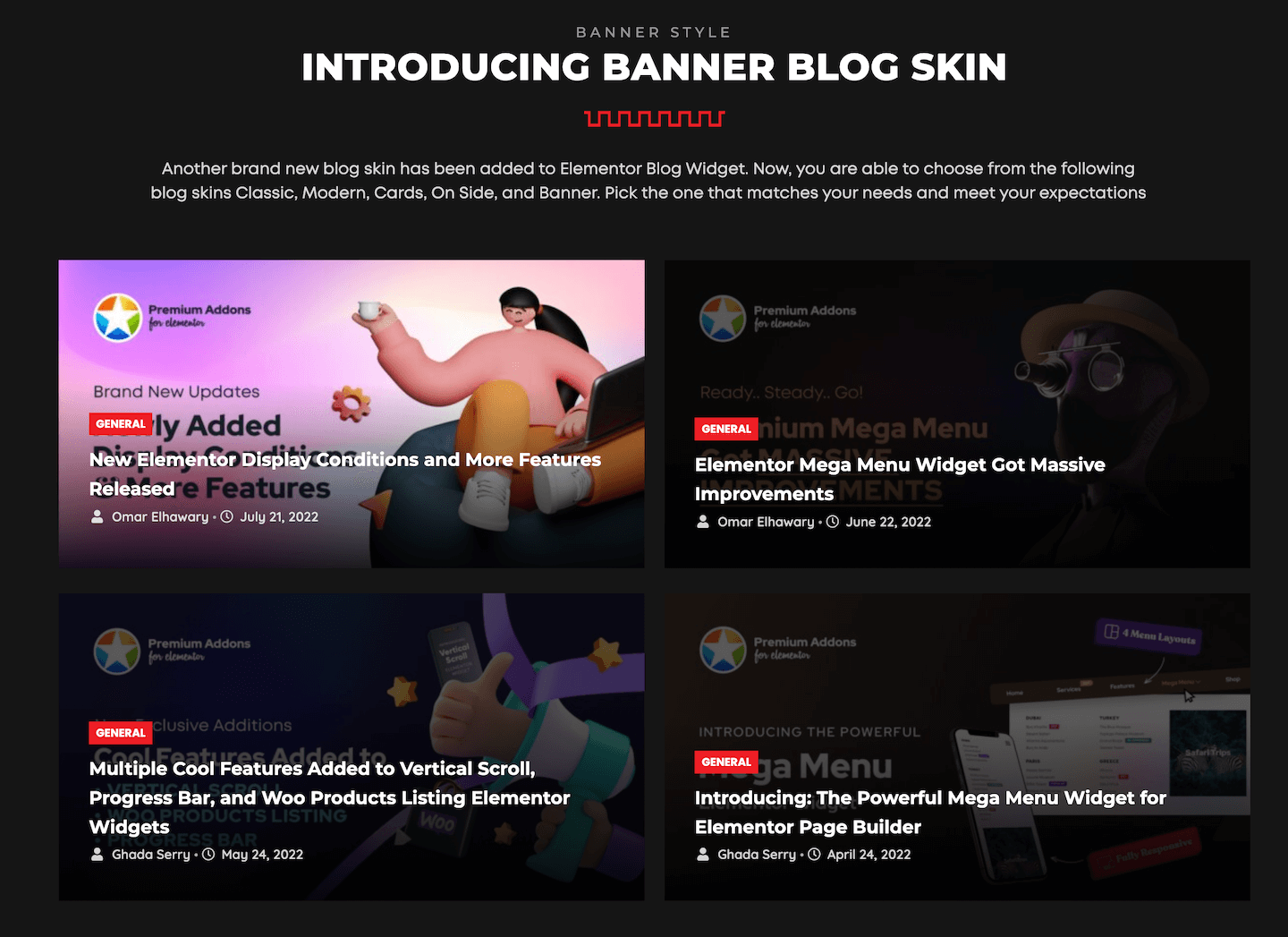 Elementor Posts Widget kostenlos mit Premium Addons